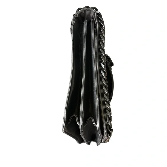 Aldo Greenwald black quilted chain detail crossbody bag - Picture 7 of 12